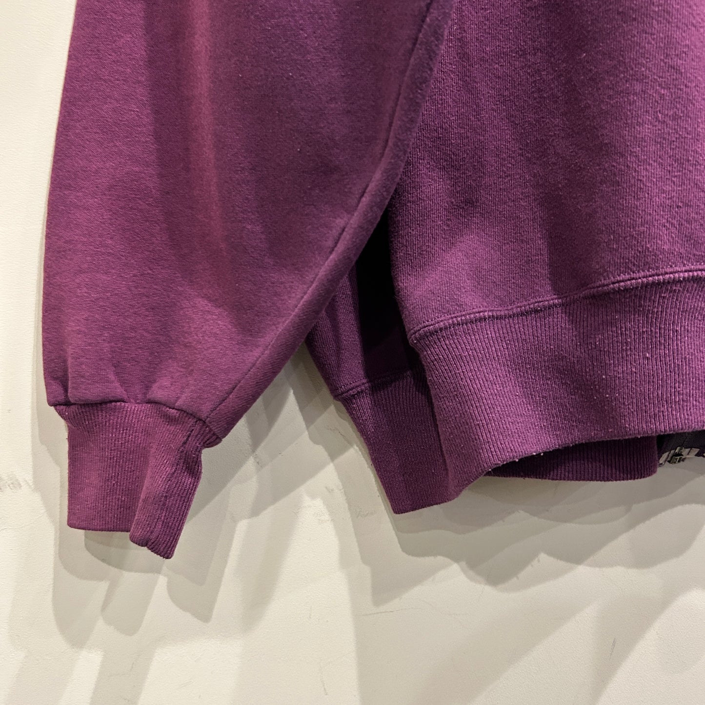 90's Russell ラッセル ジップアップフーディー スウェット パーカー USA製 紫(L)/A6630S-SO