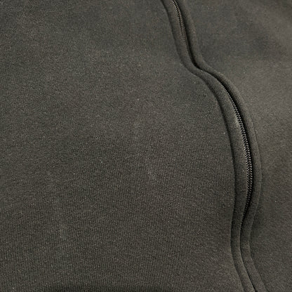 90's Russell ラッセル ジップアップフーディー スウェット パーカー 黒(XL)/A8915S-S0