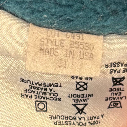 90's Patagonia パタゴニア スナップT フリース プルオーバー ターコイズブルー (L) /A9852F-SO