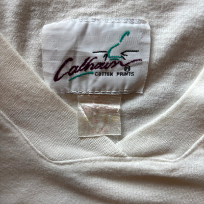 90's   Calhain  Corona ラグランTシャツ 白 XL/A7156T-SO