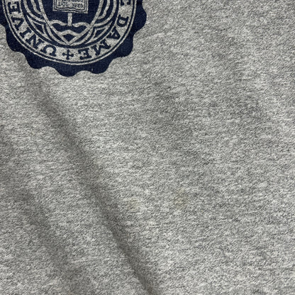 90's Champion NOTRE DAME カレッジTシャツ グレー(XL)/A7446T-SO