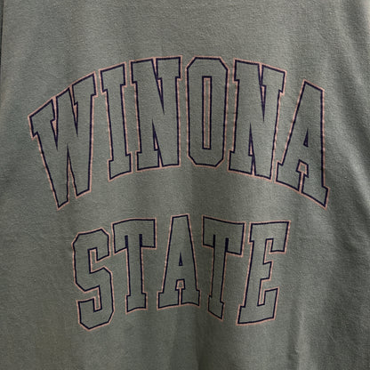 90's Champion WINONA STATE カレッジTシャツ (XL)/A4095T-SO