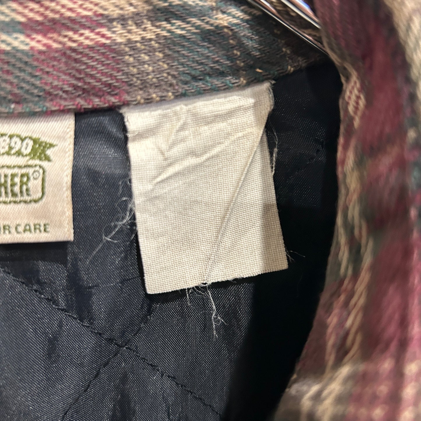 90's Five Brother ファイブブラザー キルティングライナーネルシャツ (L)/A8818SH-SO