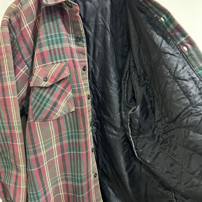 90's Five Brother ファイブブラザー キルティングライナーネルシャツ (L)/A8818SH-SO