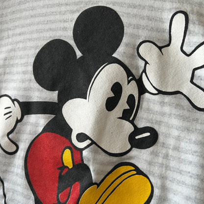 90's Disney Designs ディズニー ミッキーマウス 両面プリントボーダースウェット (One Size)/C0698S-SO