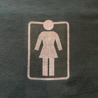 90's GIRL Skatebords ロゴTシャツ オールドスケート グリーン(L)/B2340T-SO