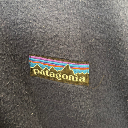 80's デカタグ Patagonia パタゴニア シンチラジャケット 紺 (XL)/B3383F-SO