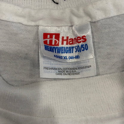 90's Hanes PUERTO RICO CHUPACABRAS カブラス祭り Tシャツ 白 (XL)/B2781T-SO