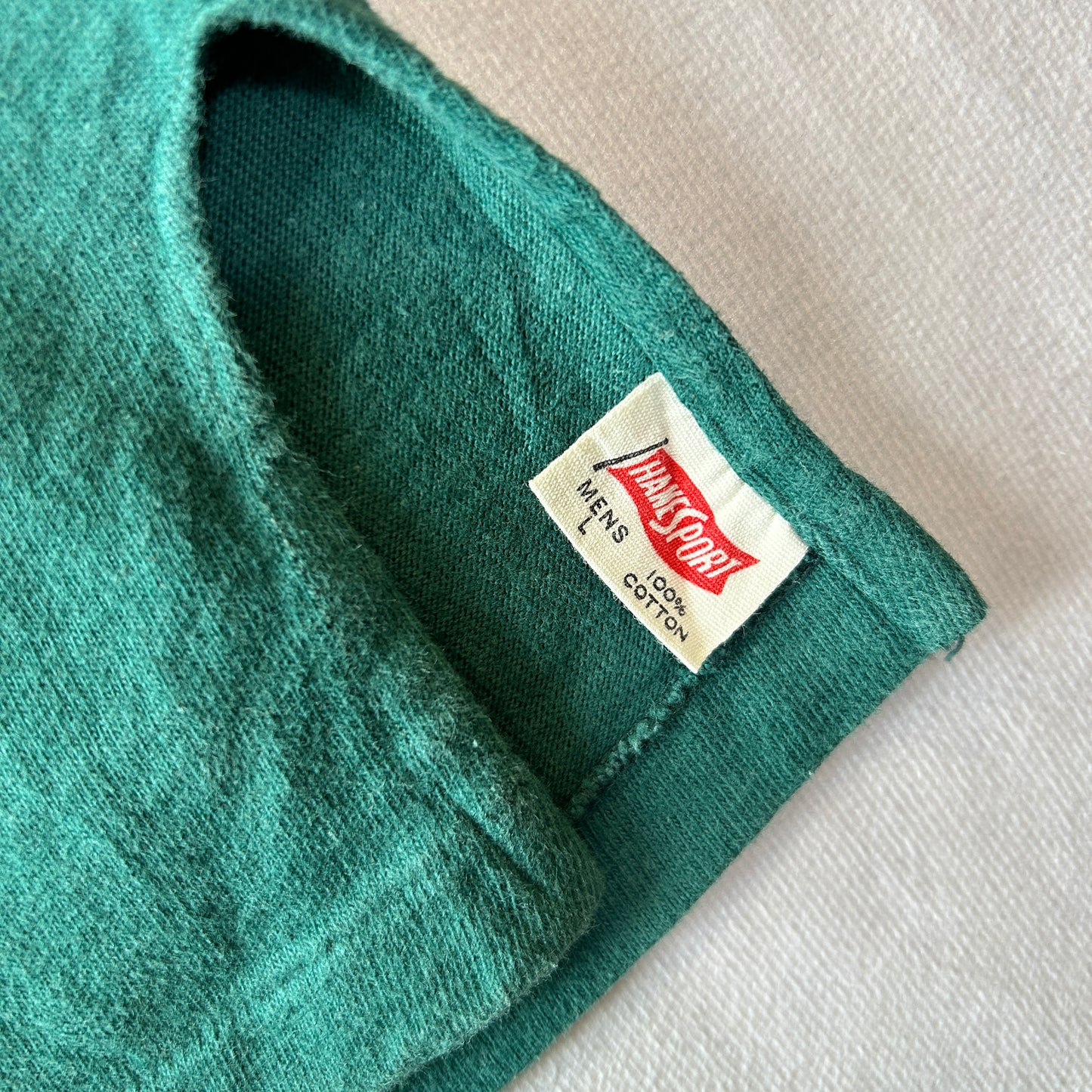 60's Hanes Sport ヘインズ HITCH フットボールTシャツ コットン100% (L)/C0700T-SO