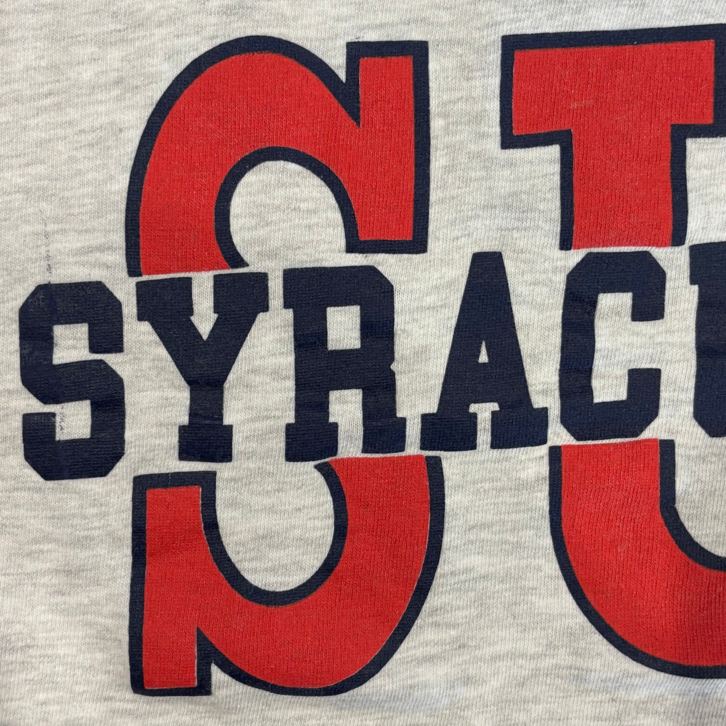 90's champion SYRACUSE シラキュース大学 カレッジTシャツ 白 (XL)/A4351T-SO