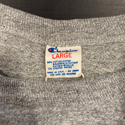 80's Champion ILLINOIS イリノイ大学 カレッジTシャツ グレー (L)/B2783T-SO