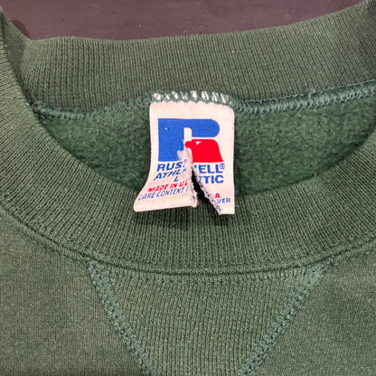 90's Russell Athletic NORTH EASTERN STATE カレッジスウェット グリーン(L)/A5616S-SO