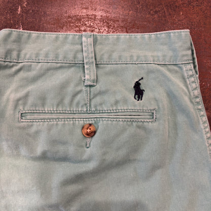 00's  Polo Ralph Lauren ショーツ ハーフパンツ エメラルドグリーン 36/A4438P-SO
