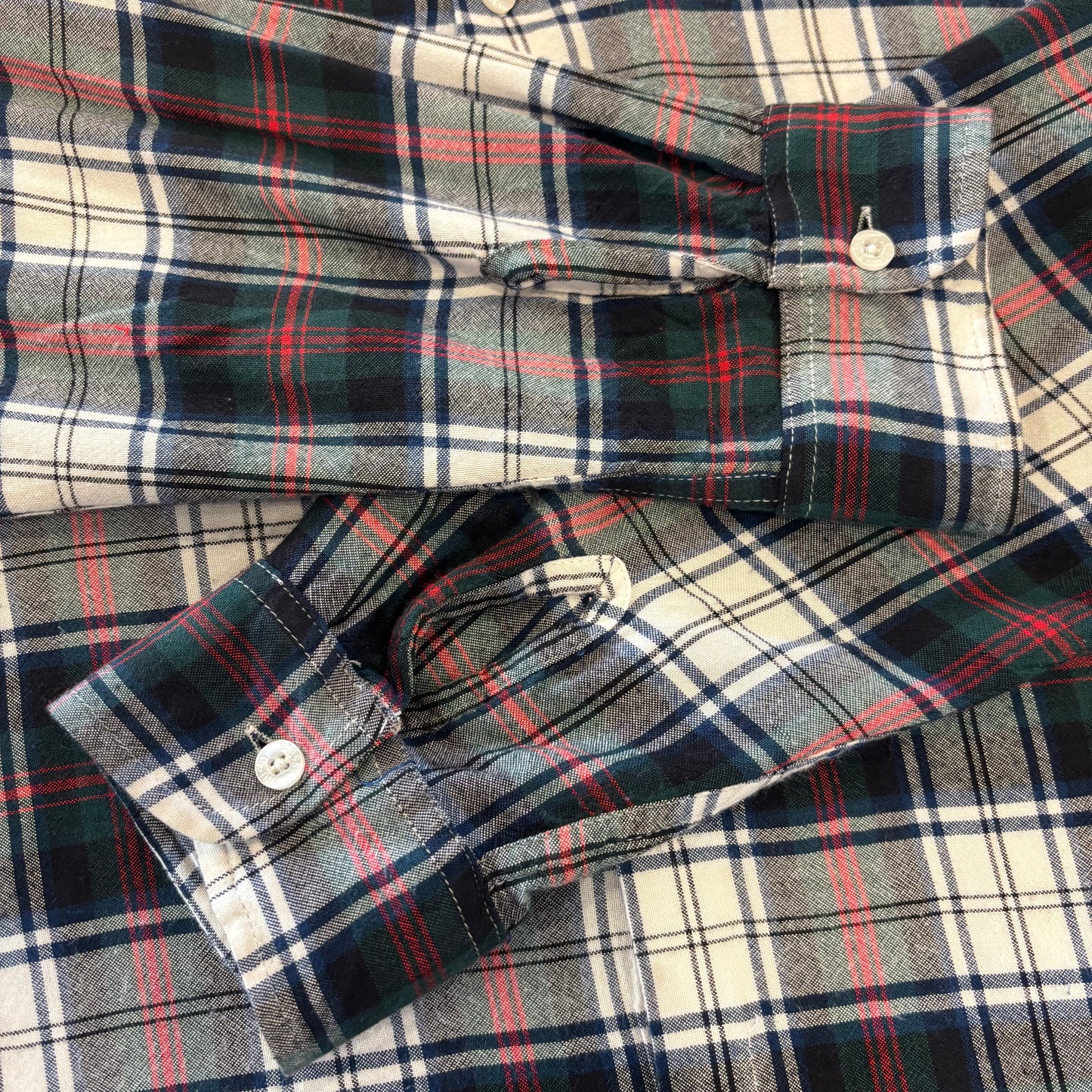 Stussy ステューシー レーヨンチェックシャツ 深緑 (L) /A9256SH-SO