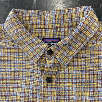 Patagonia パタゴニア チェックシャツ イエロー (XL) /A7914SH-SO