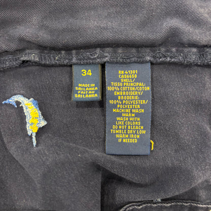00's  Polo Ralph Lauren カジキ 刺繍柄 ショーツ ハーフパンツ ネイビー (34)/A7320P-SO
