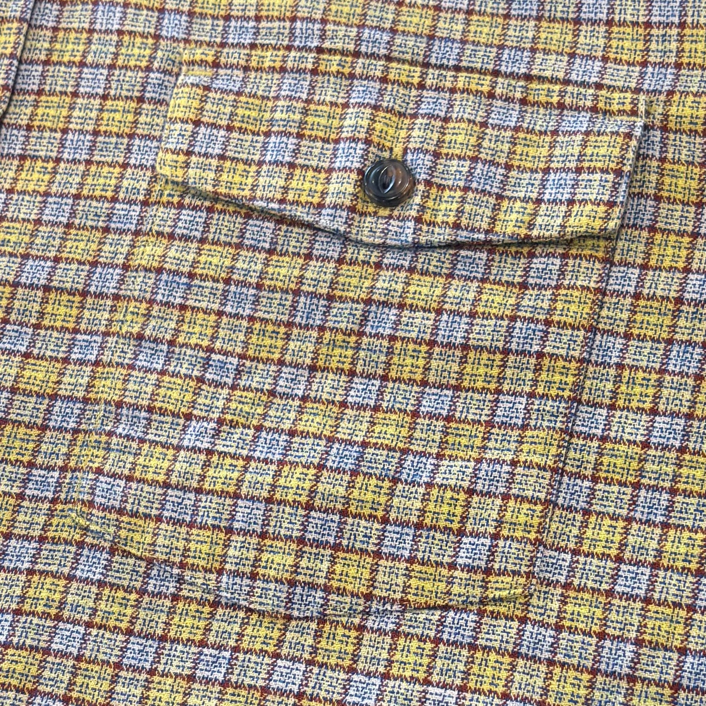 Patagonia パタゴニア チェックシャツ イエロー (XL) /A7914SH-SO