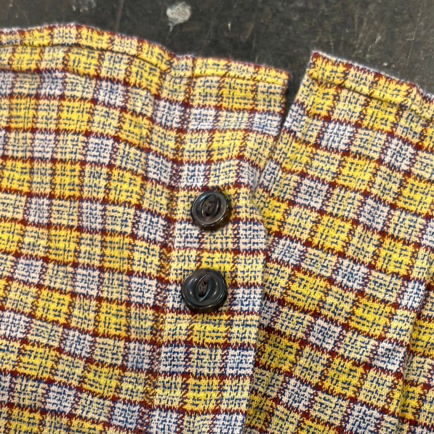 Patagonia パタゴニア チェックシャツ イエロー (XL) /A7914SH-SO