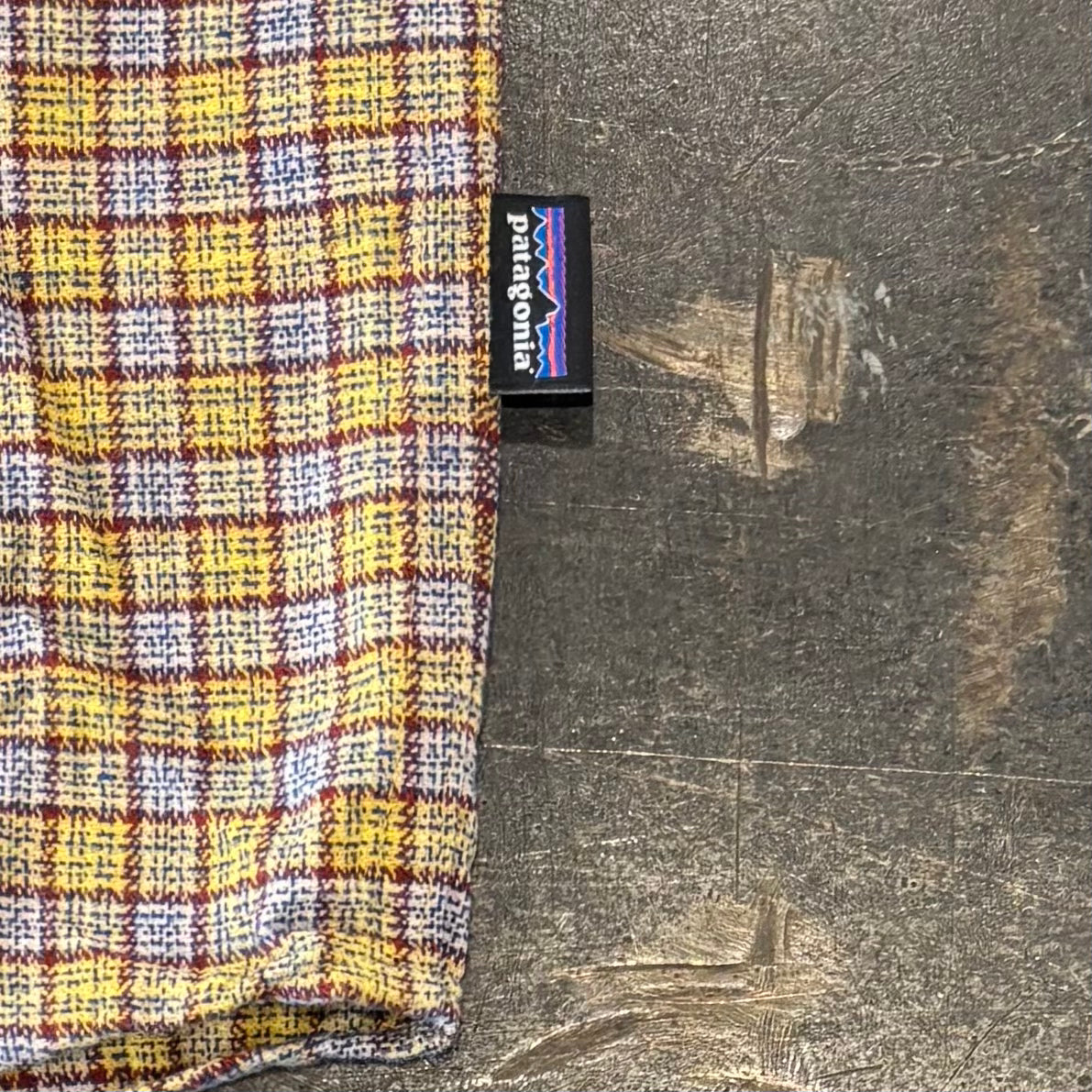 Patagonia パタゴニア チェックシャツ イエロー (XL) /A7914SH-SO