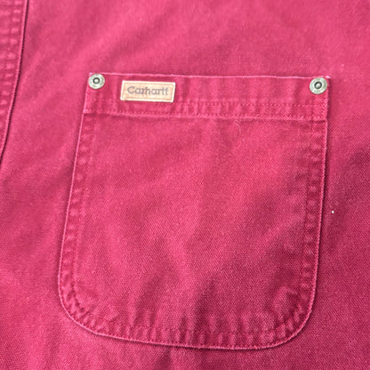 Carhartt カーハート ダックワークシャツ ワインレッド (M) /B3249SH-SO