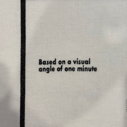 90's Hanes BEER DRINKERS' EYECHART 視力検査表 アルコールTシャツ 白 (XL)/B2733T-SO