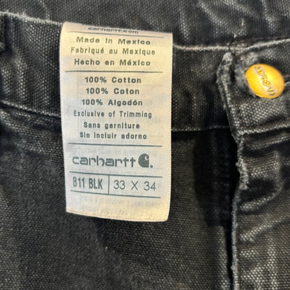 00's Carhartt カーハート ペインターパンツ 黒 (33 34)/A8934P-SO