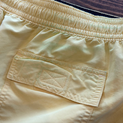 00's Polo ラルフローレン ナイロンショーツ スイムショーツ 黄色(XL)/A4425P-SO