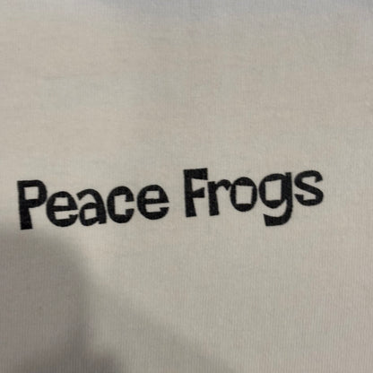 90's Peace Frogs Dr. Seuss "キャット・イン・ザ・ハット” コラボTシャツ 白 (L)/B2789T-SO