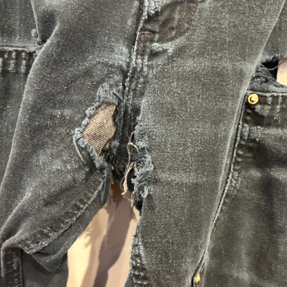 00's Carhartt カーハート ダブルニー 黒 (38 36)/A8431P-SO