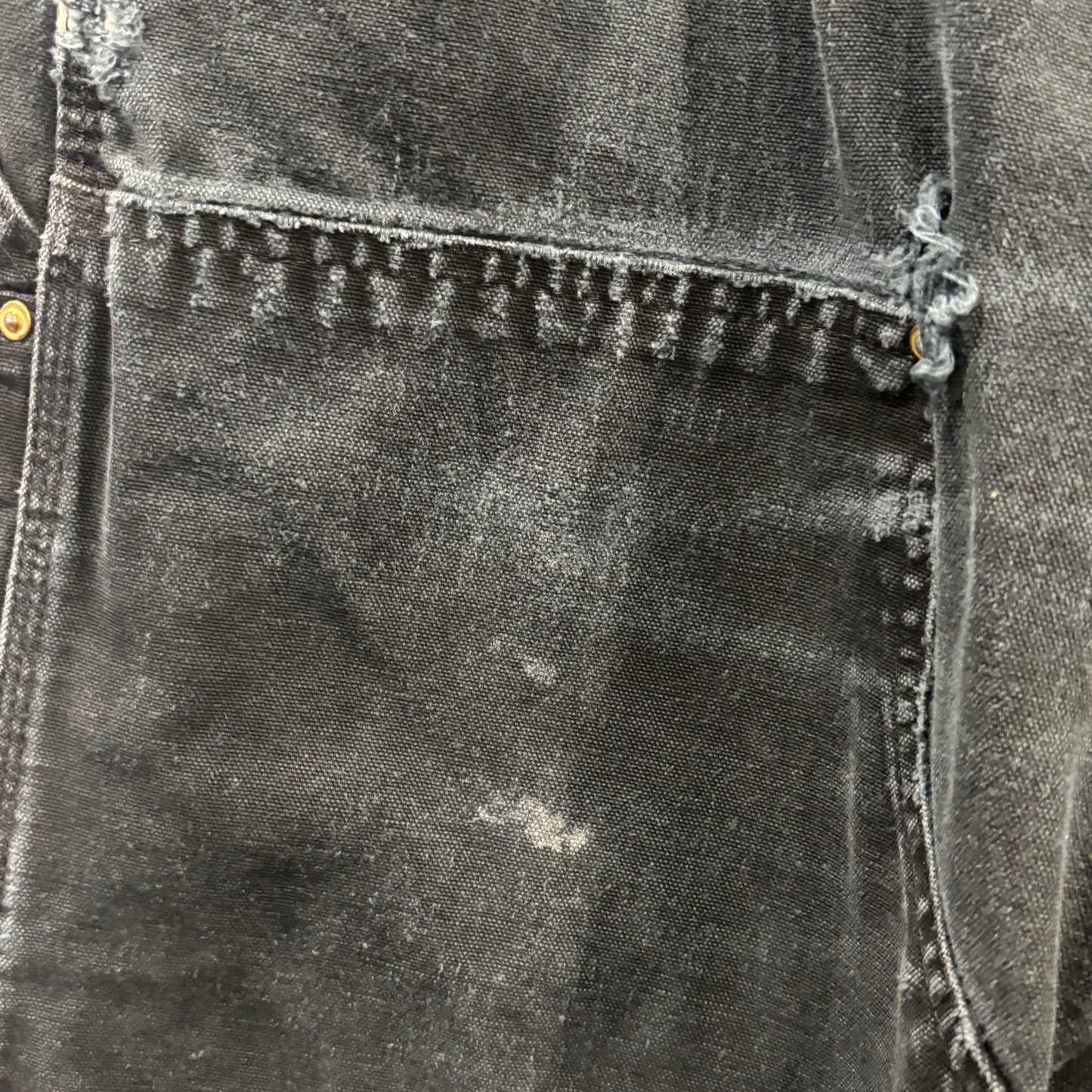 00's Carhartt カーハート ダブルニー 黒 (38 36)/A8431P-SO