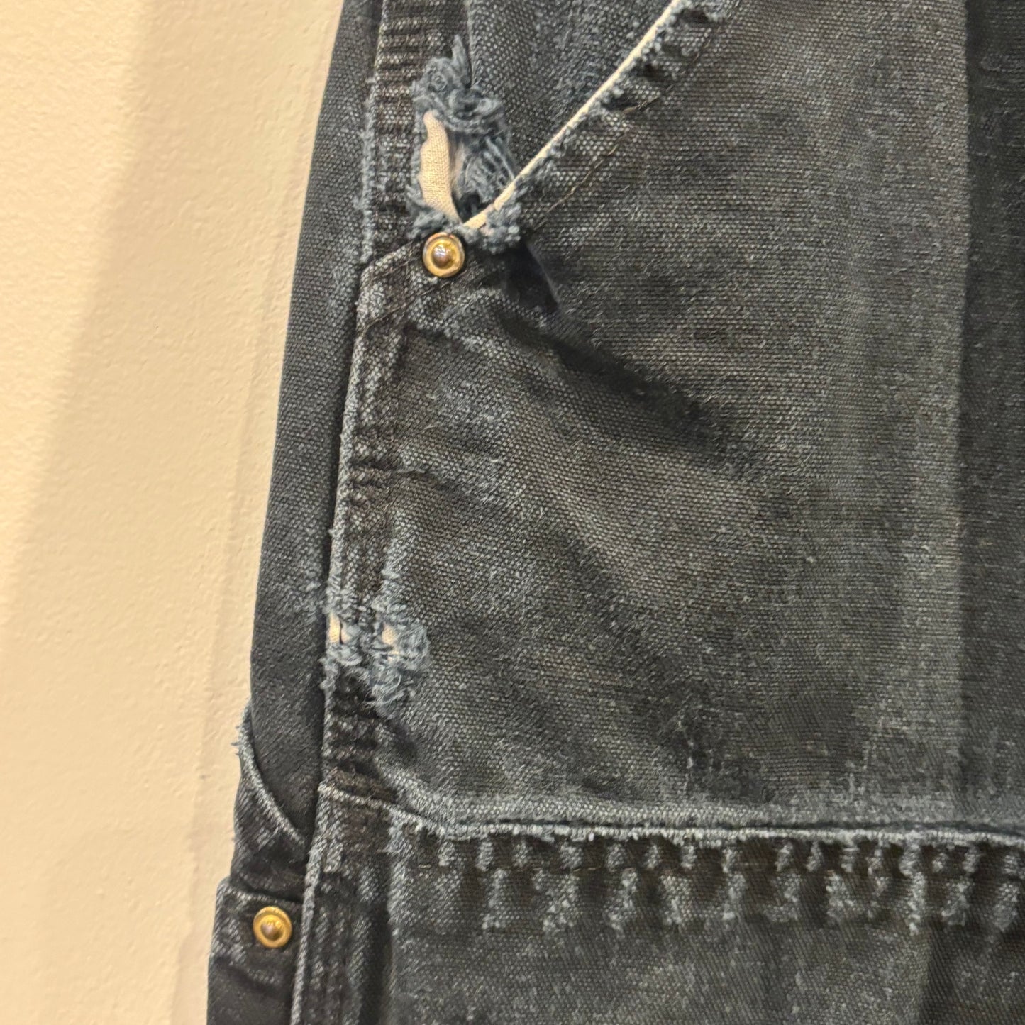 00's Carhartt カーハート ダブルニー 黒 (38 36)/A8431P-SO