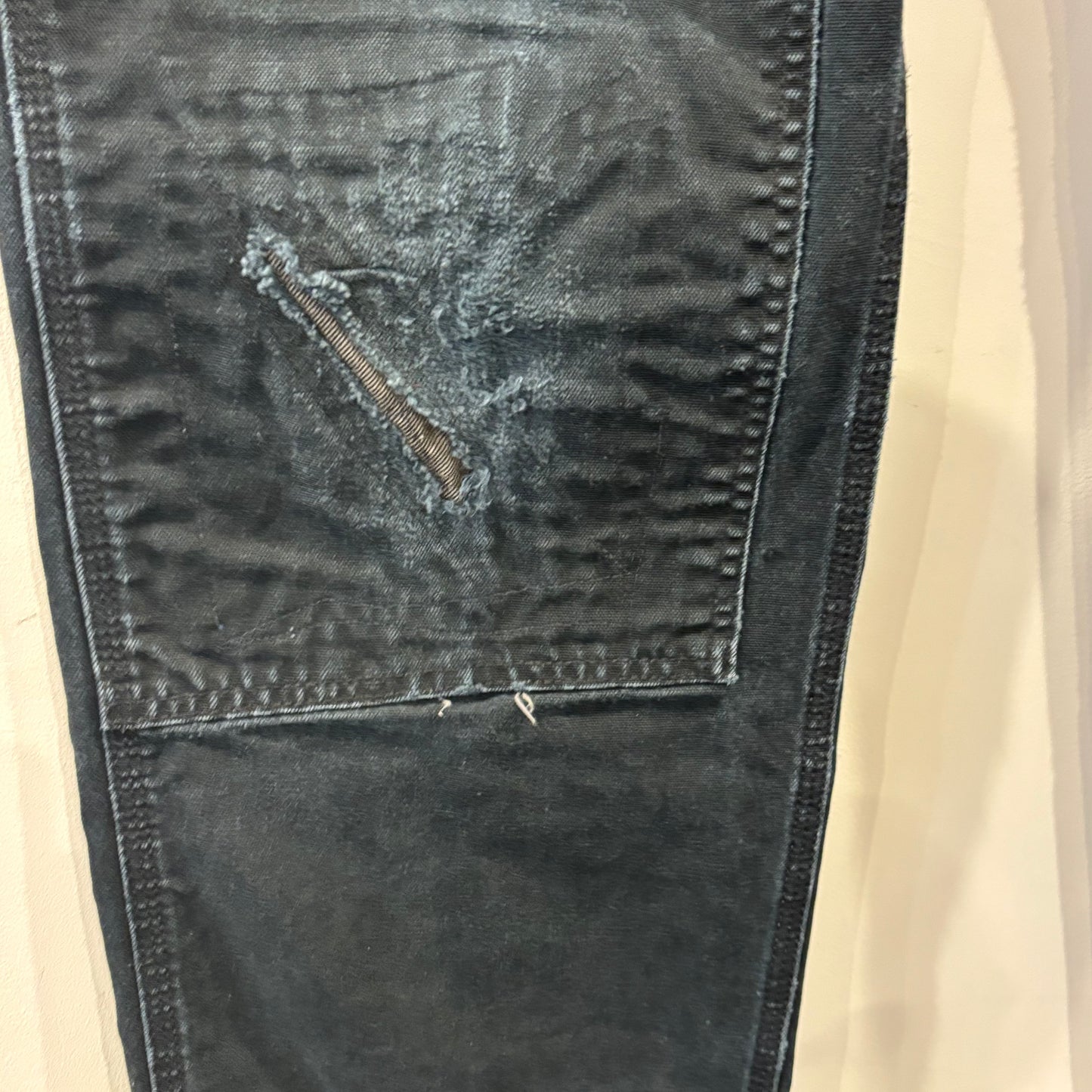 00's Carhartt カーハート ダブルニー 黒 (38 36)/A8431P-SO