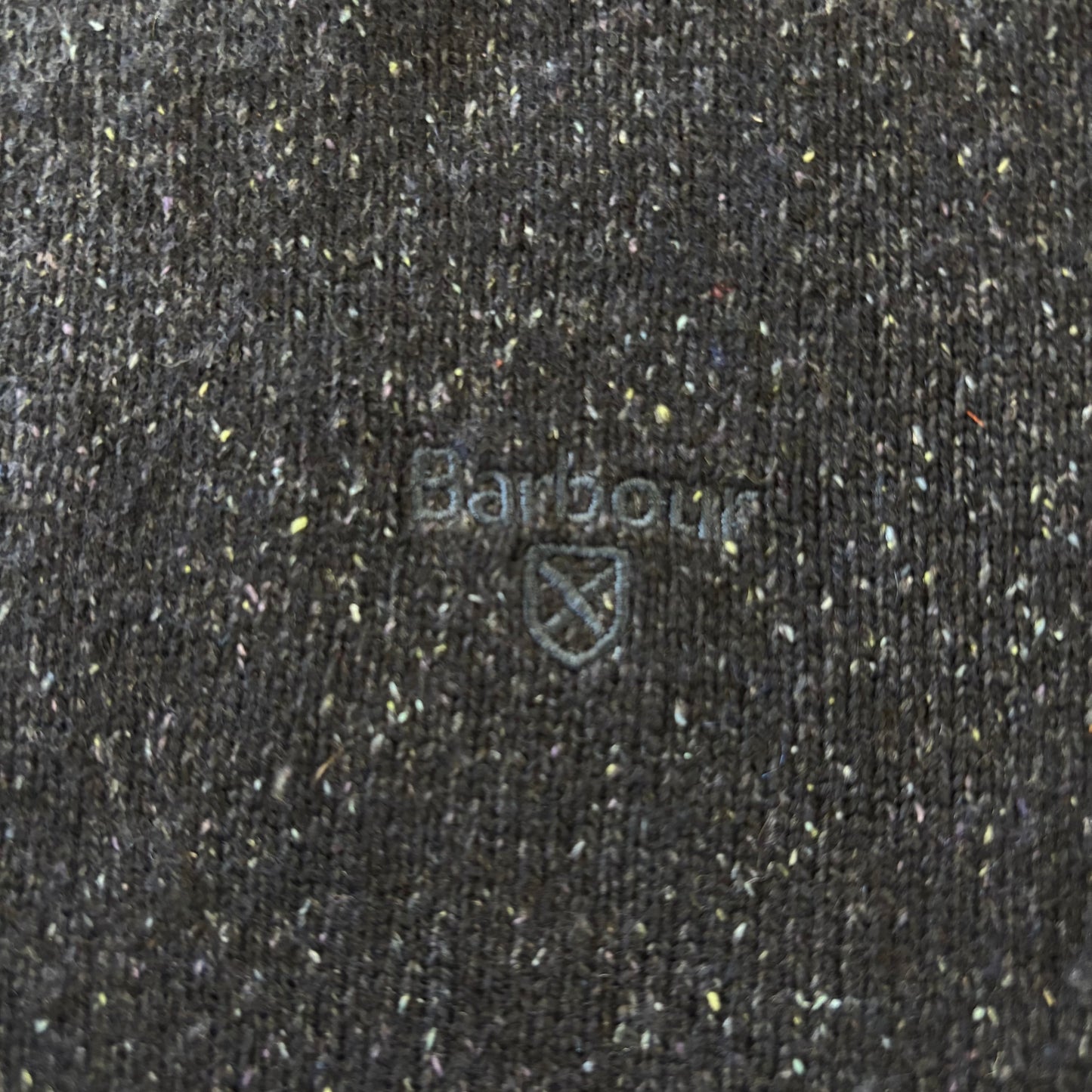 00's Barbour バブアー クルーネック セーター ニット ネイビー (XXL) /B3390K-SO