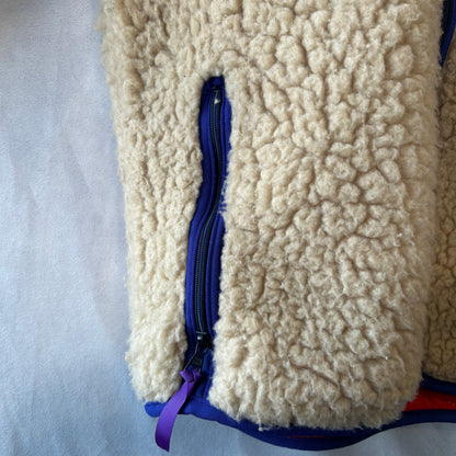 80's  Patagonia パタゴニア レトロパイルジャケット フリース ナチュラル(M)/A5781O-SO