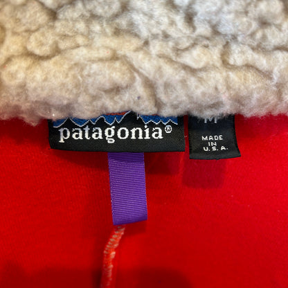 80's  Patagonia パタゴニア レトロパイルジャケット フリース ナチュラル(M)/A5781O-SO