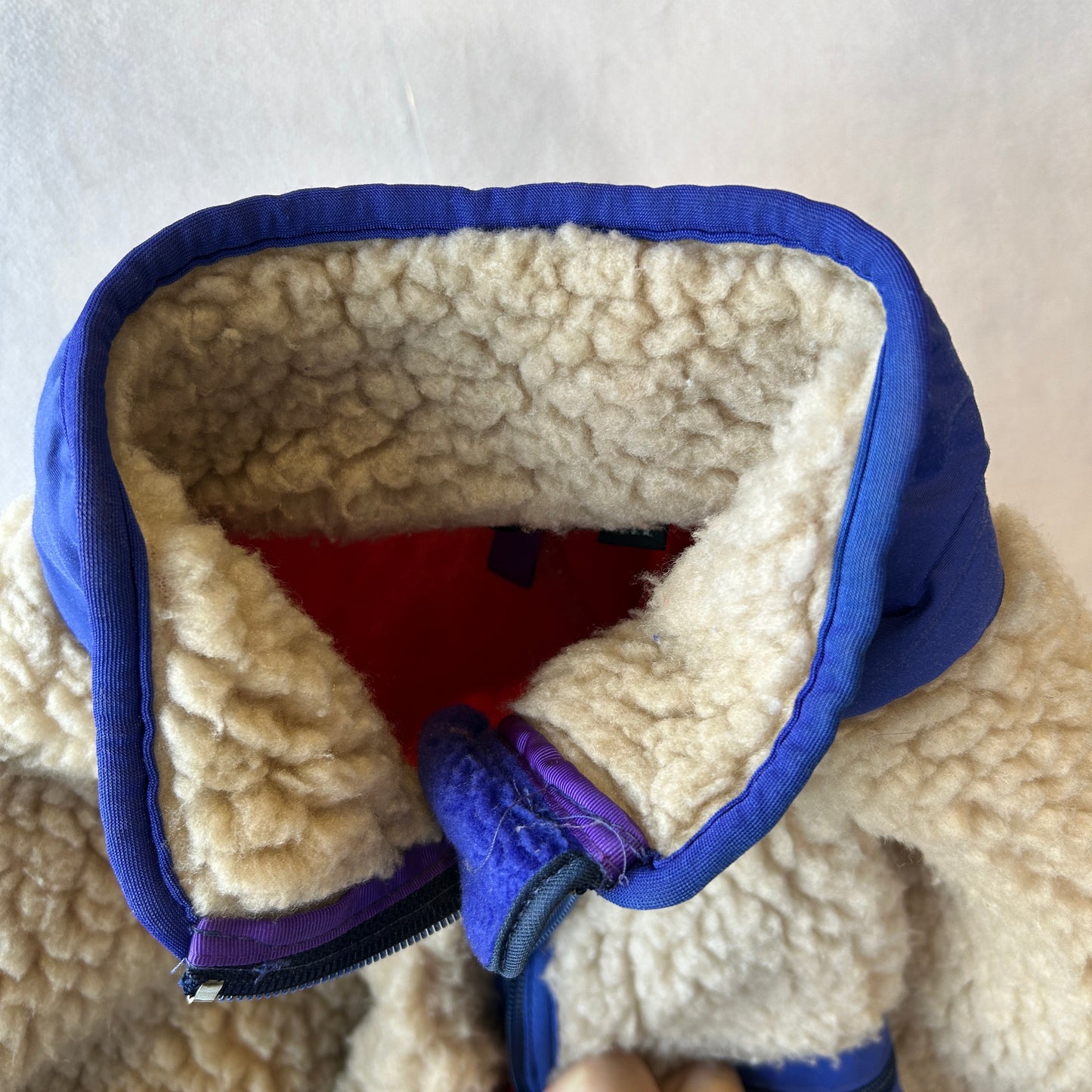 80's  Patagonia パタゴニア レトロパイルジャケット フリース ナチュラル(M)/A5781O-SO