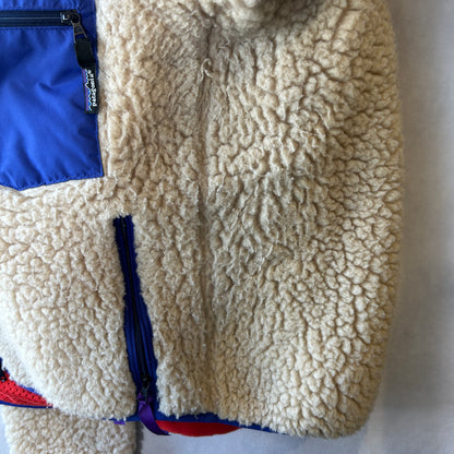 80's  Patagonia パタゴニア レトロパイルジャケット フリース ナチュラル(M)/A5781O-SO