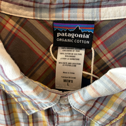Patagonia パタゴニア ”Good Shirt" ウェスタンチェックシャツ コットンリップストップ (L)/C1123SH-SO