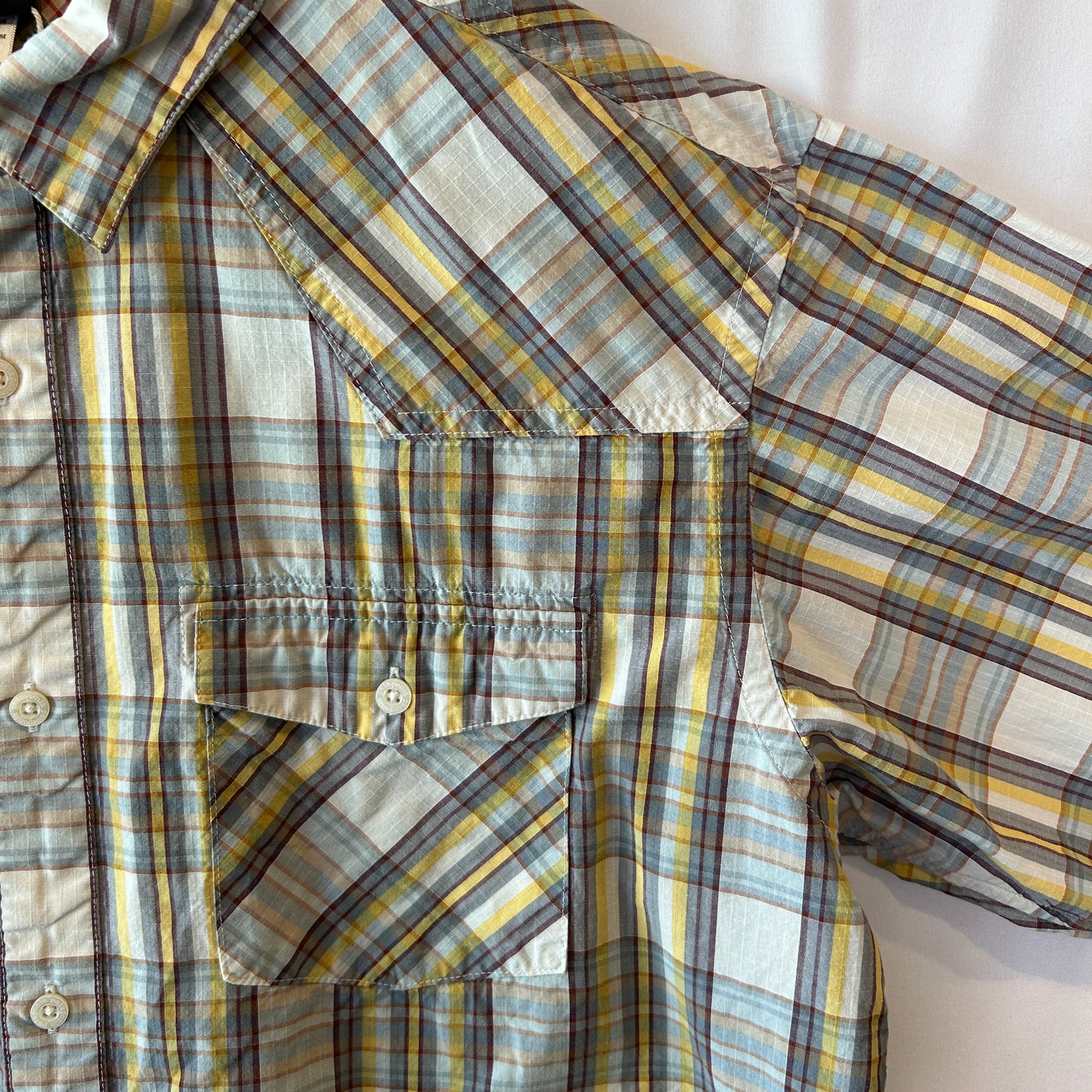Patagonia パタゴニア ”Good Shirt" ウェスタンチェックシャツ コットンリップストップ (L)/C1123SH-SO