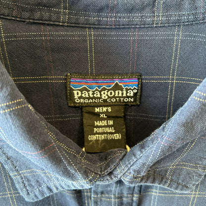 90's Patagonia パタゴニア オーガニックコットンチェックシャツ (XL)/C1419SH-SO