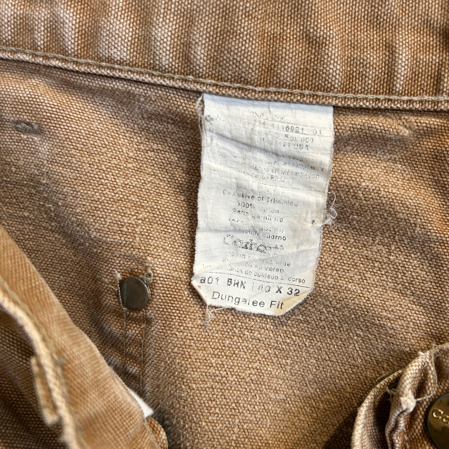 00's Carhartt カーハート ダブルニー ペインターパンツ B01 BRN (40×32)/B3501P-SO
