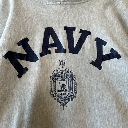 80's Champion Reverse Weave リバースウィーブ U.S.NAVY フーディー ミリタリー(XL)/A6653R-SO