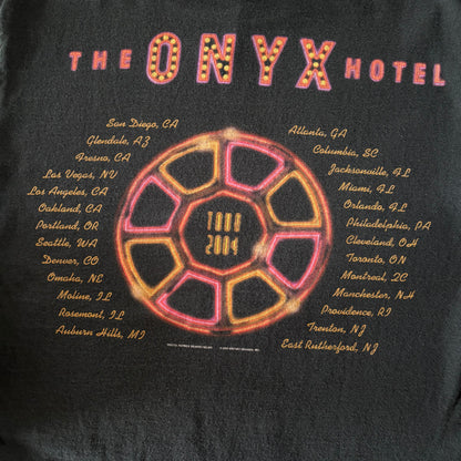 00's  BRITNEY SPEARS  THE ONYX  HOTEL 2004 ツアーTシャツ 黒 /A7334T-SO