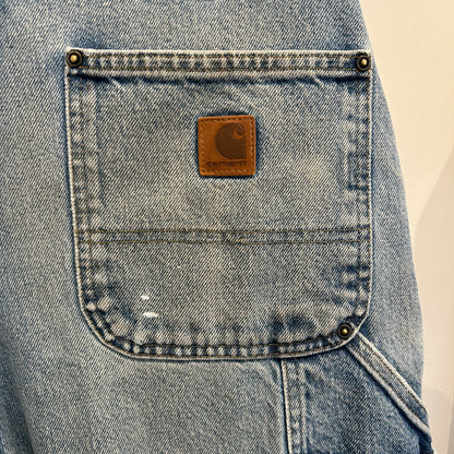 00's Carhartt カーハート ダブルニー デニムペインターパンツ B73 DST (34×34)/C0452P-SO