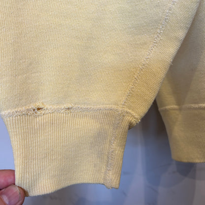 60's USMC 染み込みプリントスウェット 黄色/A6698