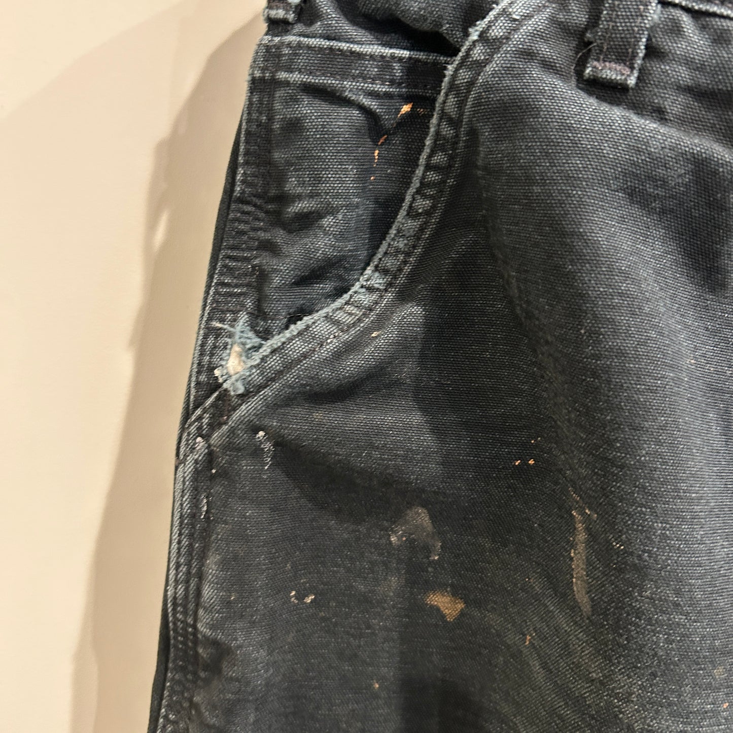 00's Carhartt カーハート ペインターパンツ チェックライナー B111 BLK (38×32)/B3441P-SO