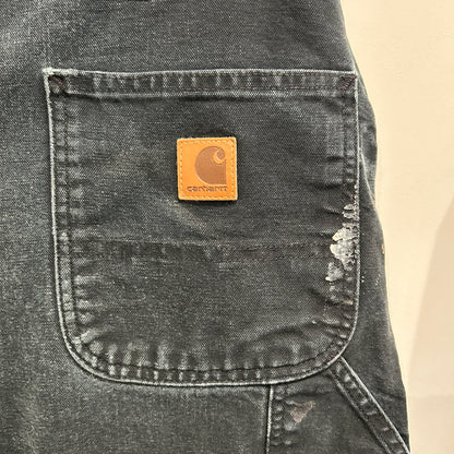 00's Carhartt カーハート ペインターパンツ チェックライナー B111 BLK (38×32)/B3441P-SO