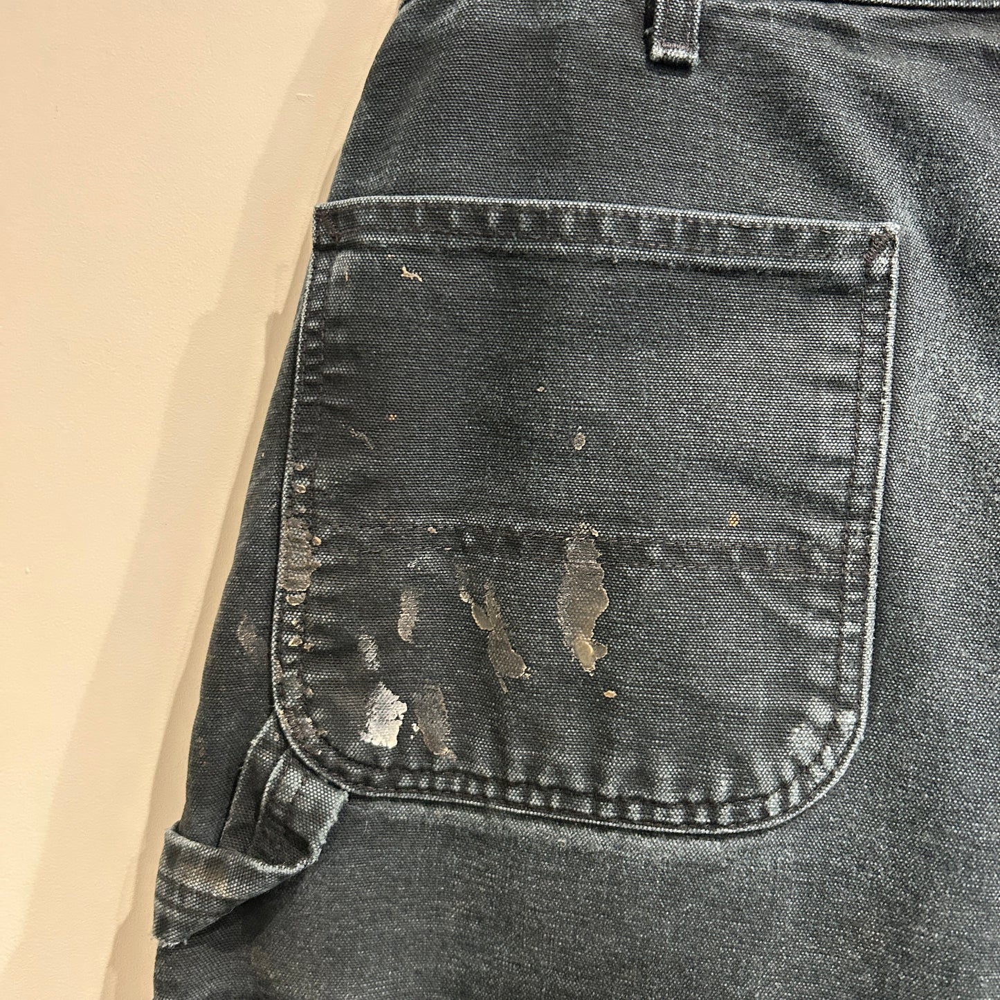 00's Carhartt カーハート ペインターパンツ チェックライナー B111 BLK (38×32)/B3441P-SO