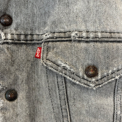 80's Levi's リーバイス ボアデニムベスト 白グレー (XL)/A5328V-SO