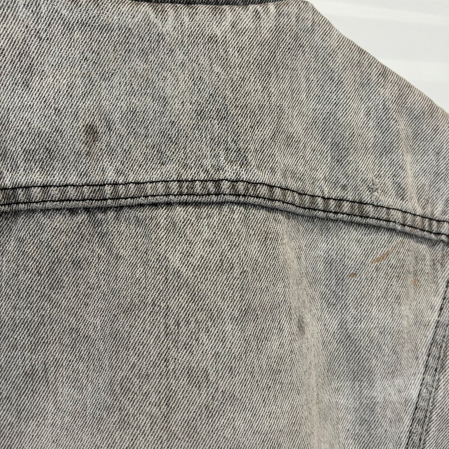 80's Levi's リーバイス ボアデニムベスト 白グレー (XL)/A5328V-SO